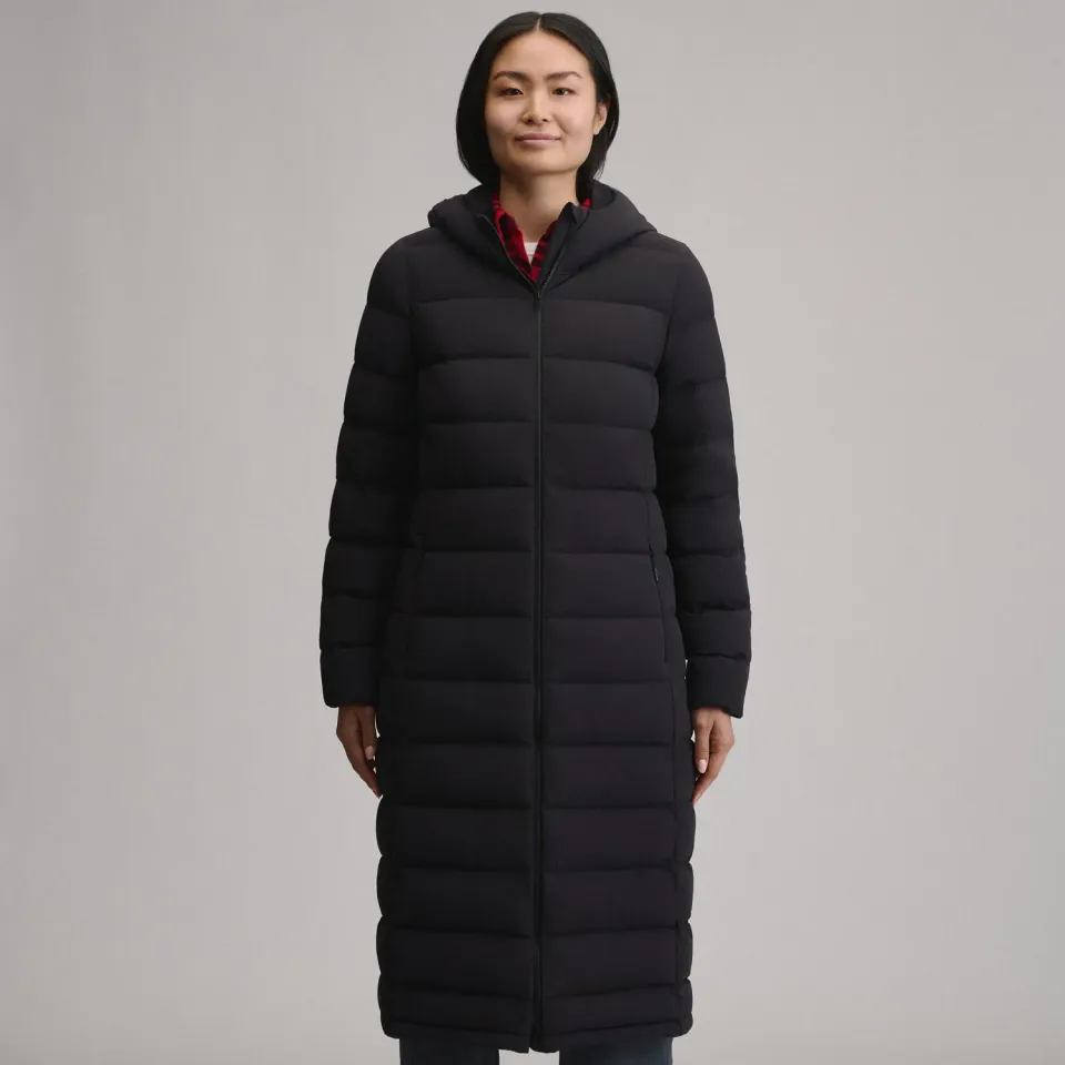 Eddie Bauer Stretch Down palton dama negru puf