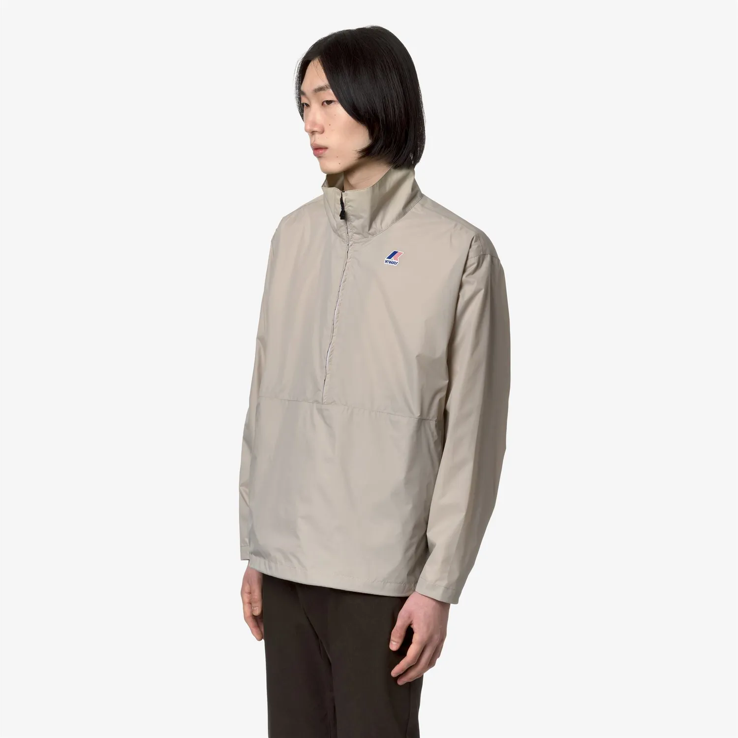 K-Way Orson geacă unisex Beige Grey impermeabilă