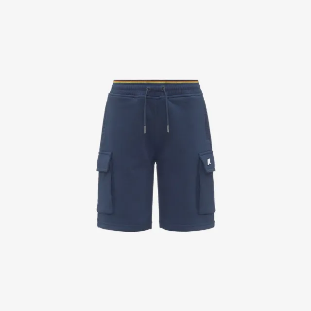 K-Way Erik Stripes French Terry sort baieti albastru bumbac
