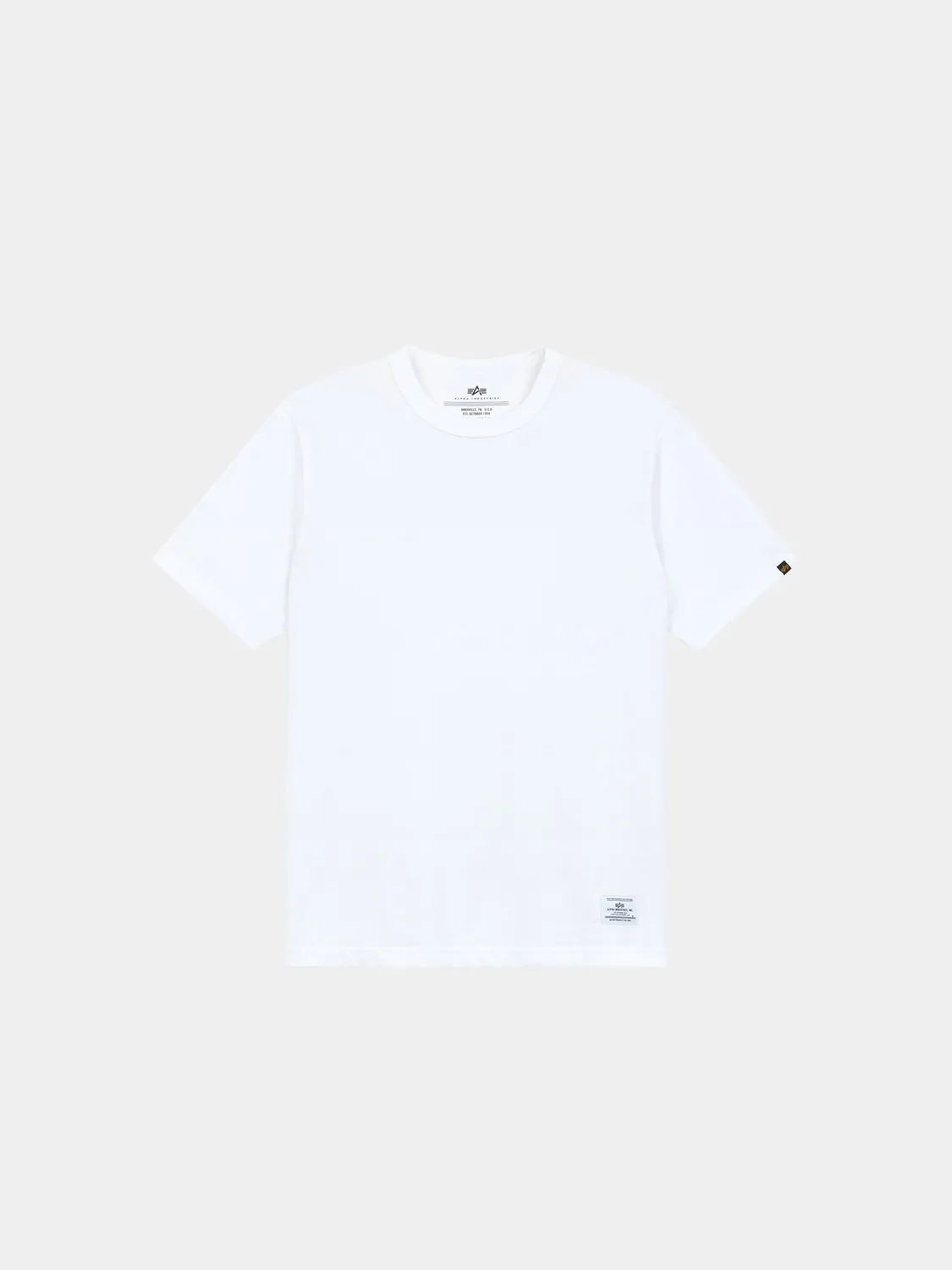 Alpha Industries Short Sleeve Regular Tee tricou negru bumbac