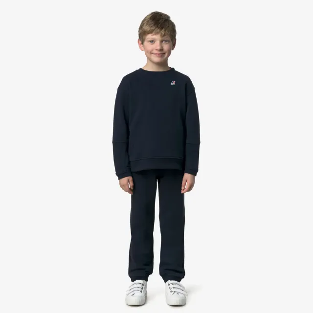 K-Way Philbert pantaloni sport fleece albastru copii
