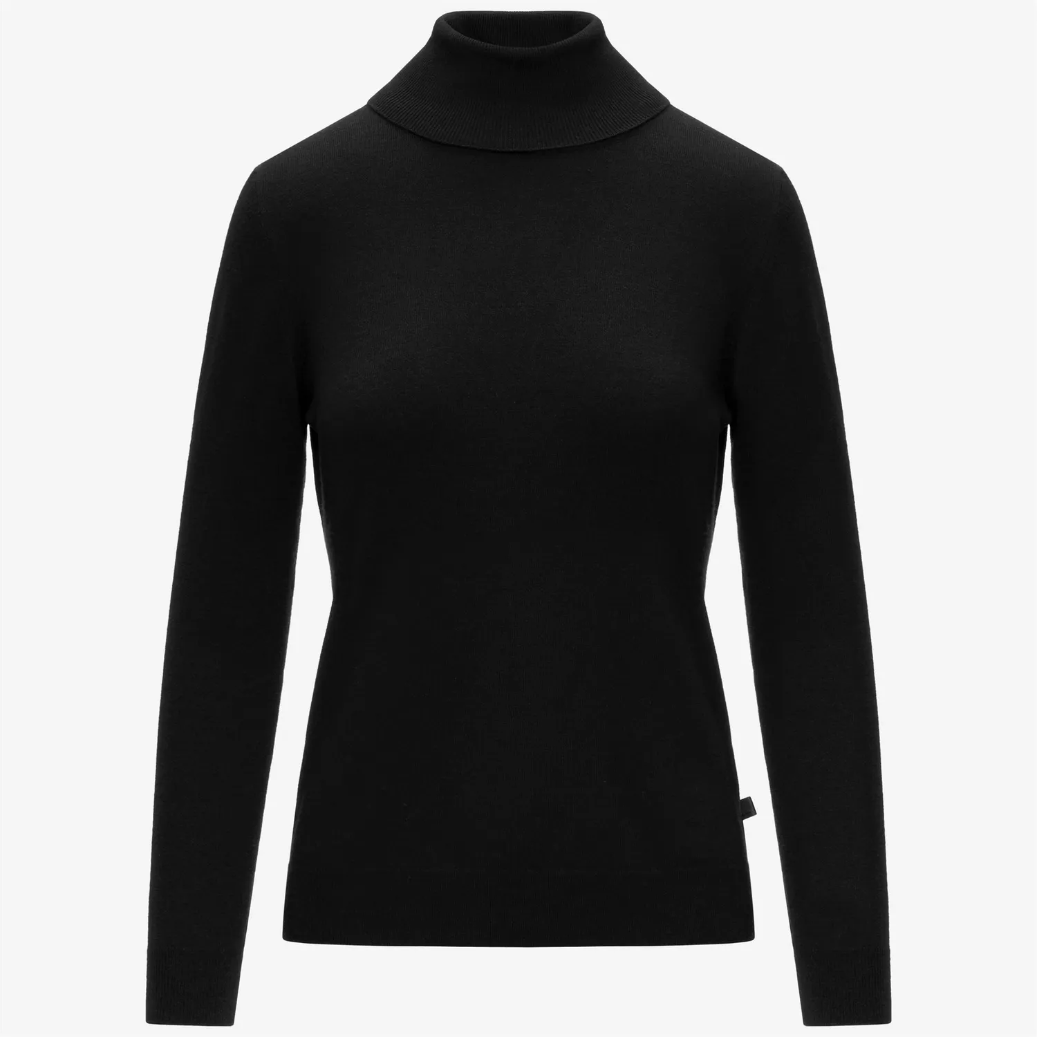 K-Way Amane Plain Mix Merino pulover damă Black Pure lână