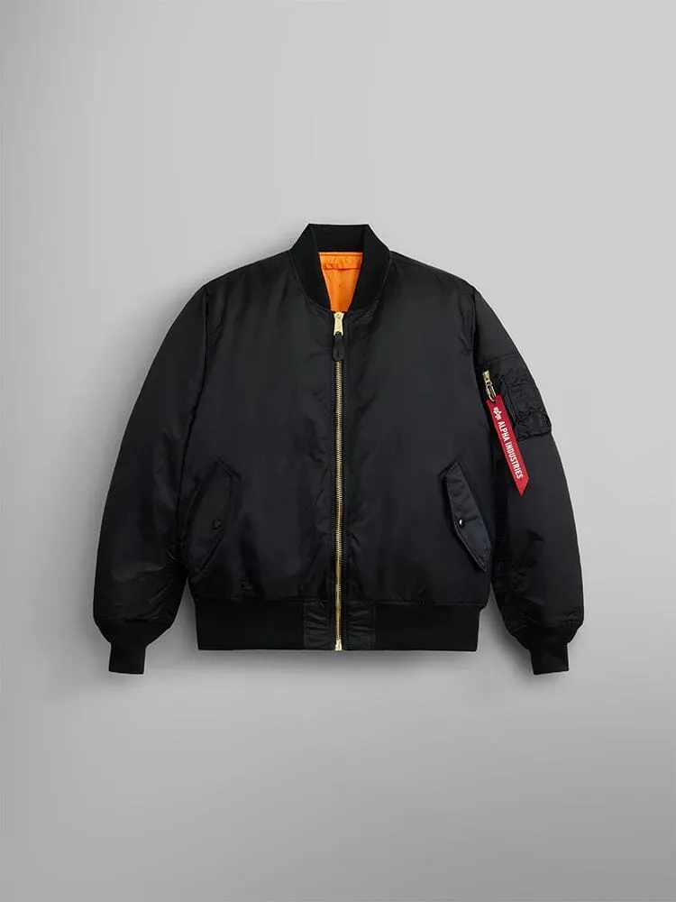 Alpha Industries MA-1 Heritage geaca bomber negru rezistenta apa