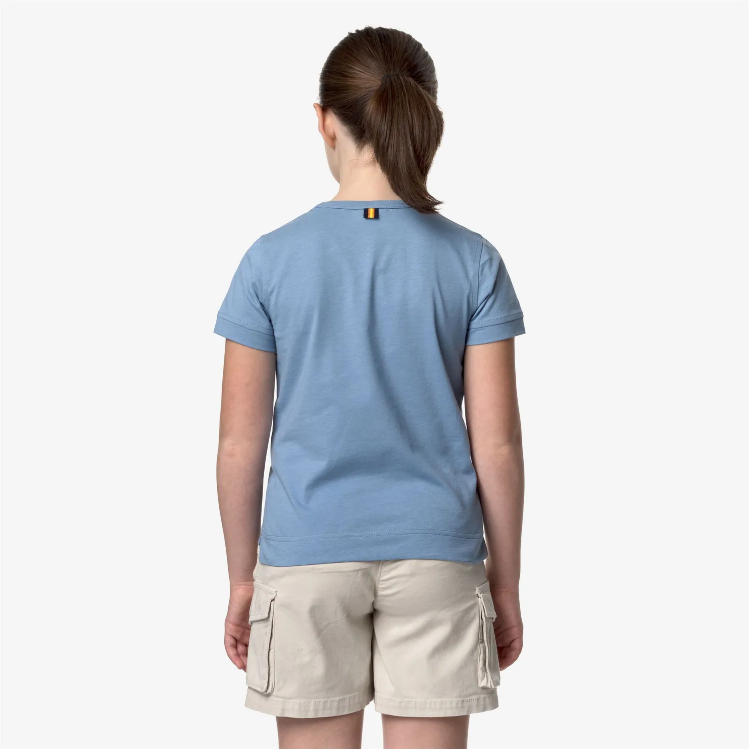 K-Way Emel Cloudy tricou fete Blue Allure bumbac