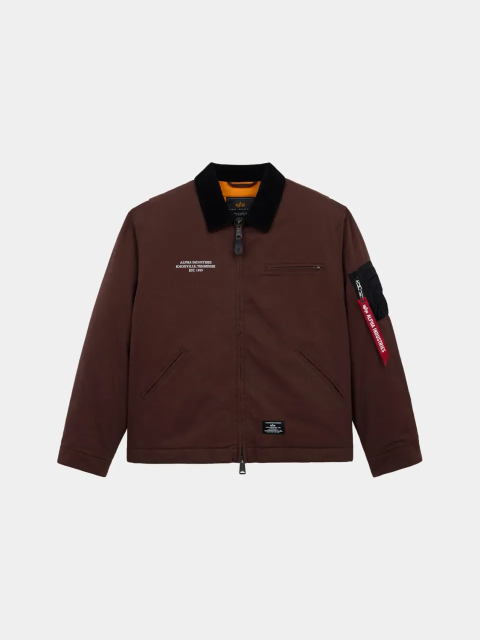 Alpha Industries Butler geacă de lucru neagră bumbac