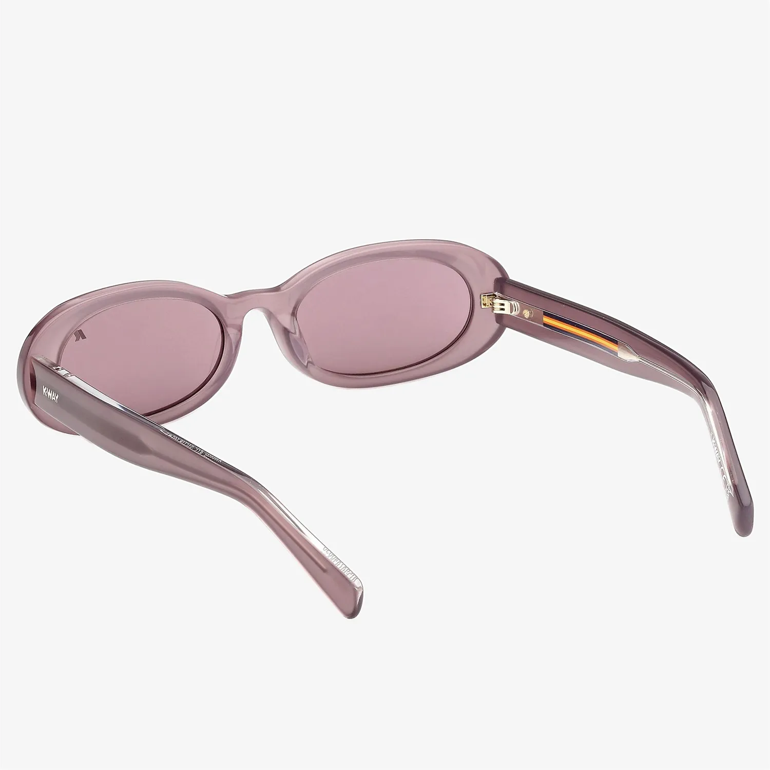 K-Way KW0032 ochelari de soare dama ovali acetat gri