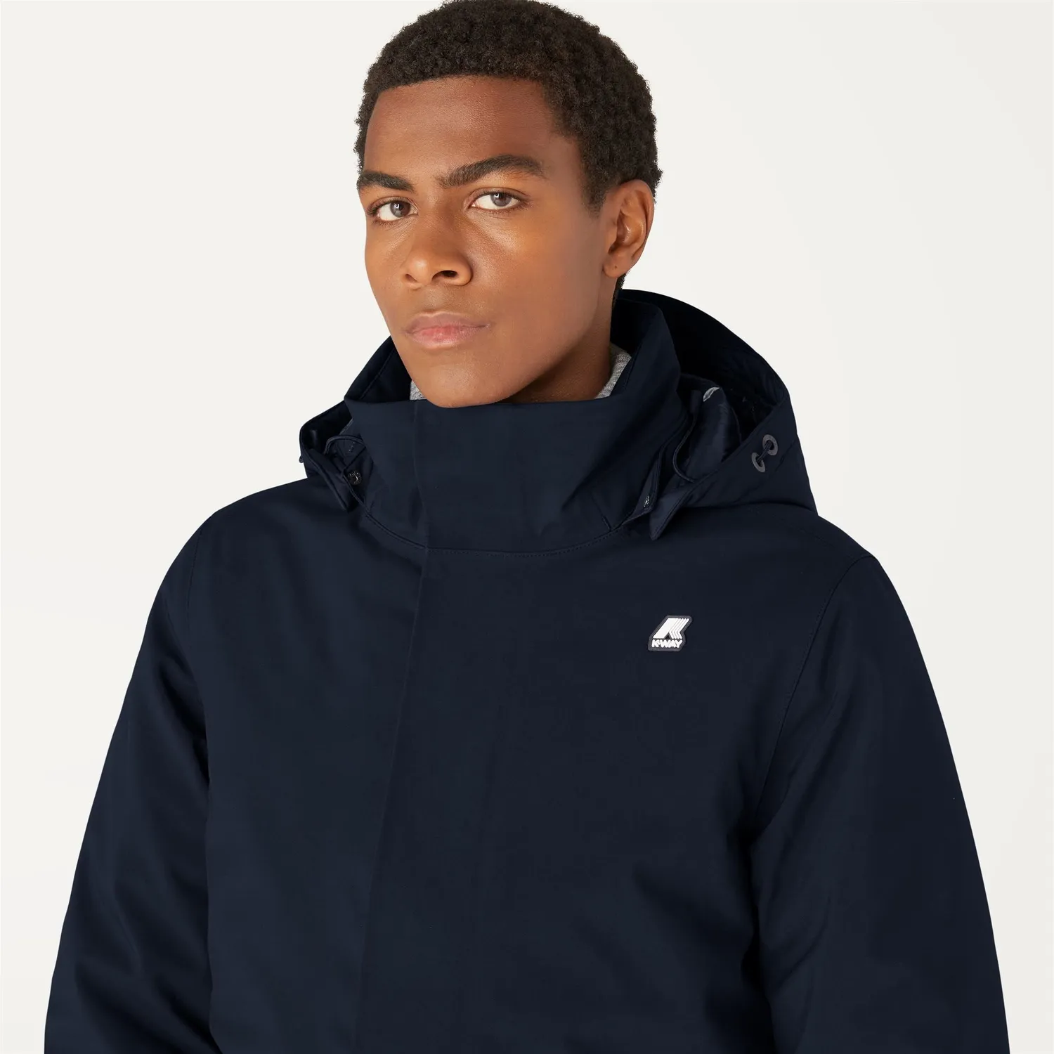 K-Way Jackel Bonded Padded geaca barbati Blue Depth scurta