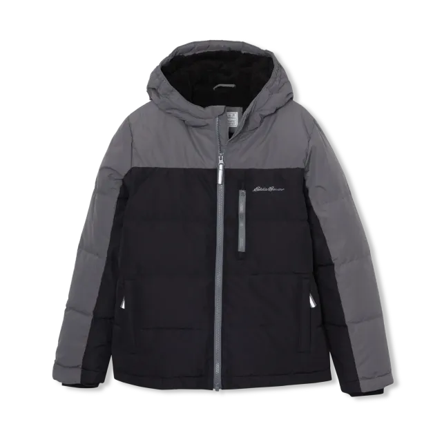 Eddie Bauer Classic Down geaca baieti Black Onyx calduroasa