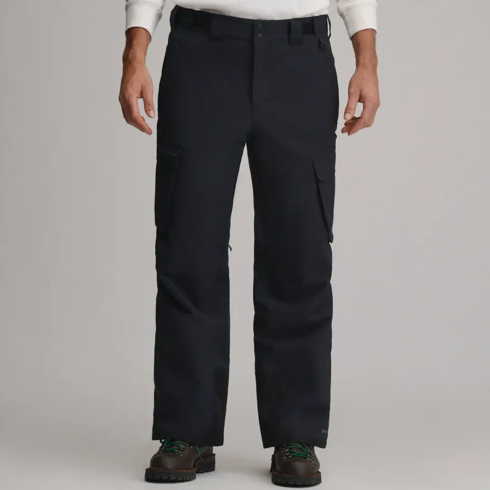 Eddie Bauer Powder Search 2.0 pantaloni schi negri impermeabili