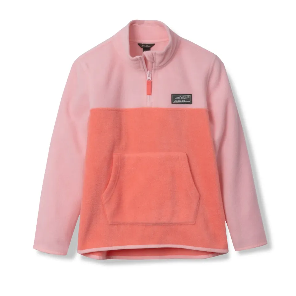 Eddie Bauer Quest Fleece 1/4-Zip bluză polar fete Aqua
