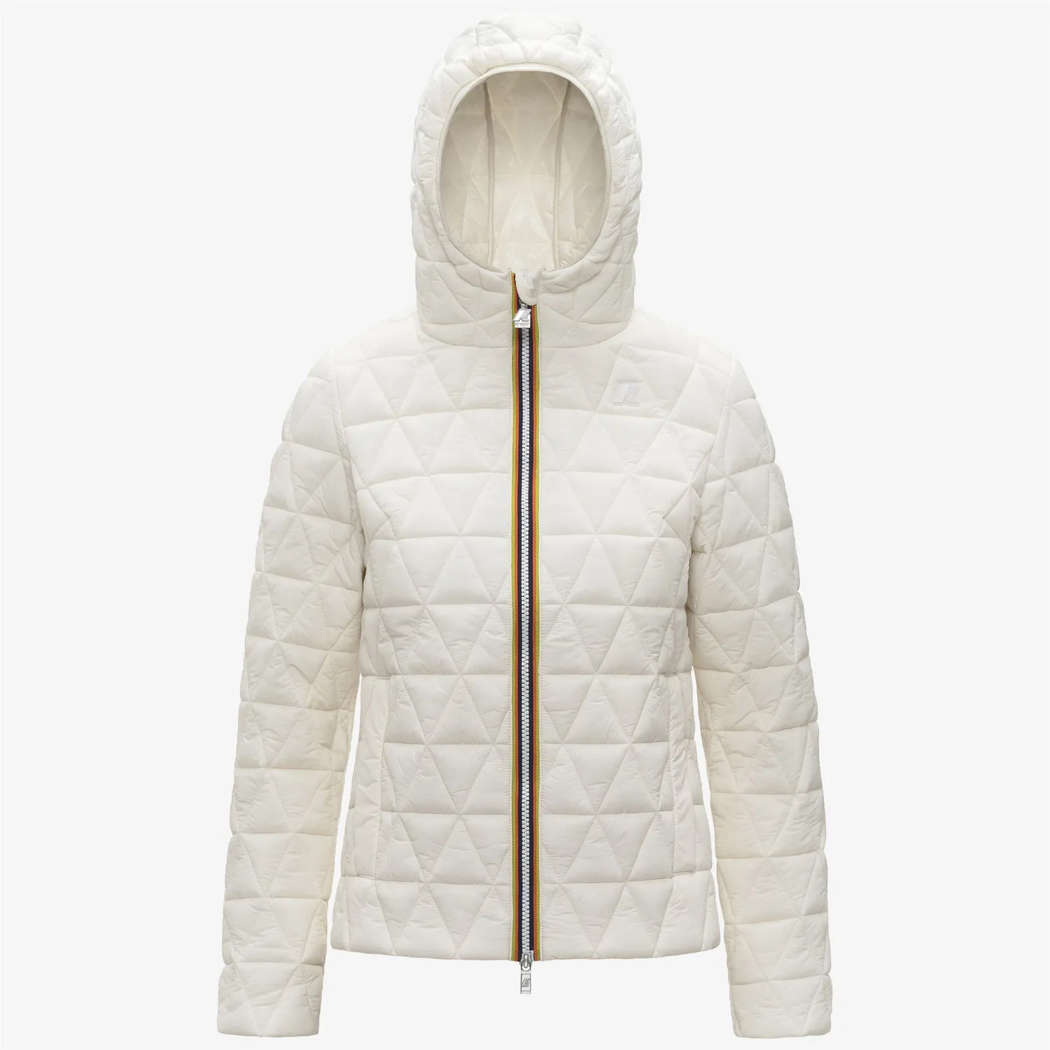 K-Way Lil Diamond Quilted Warm geacă damă White Gardenia