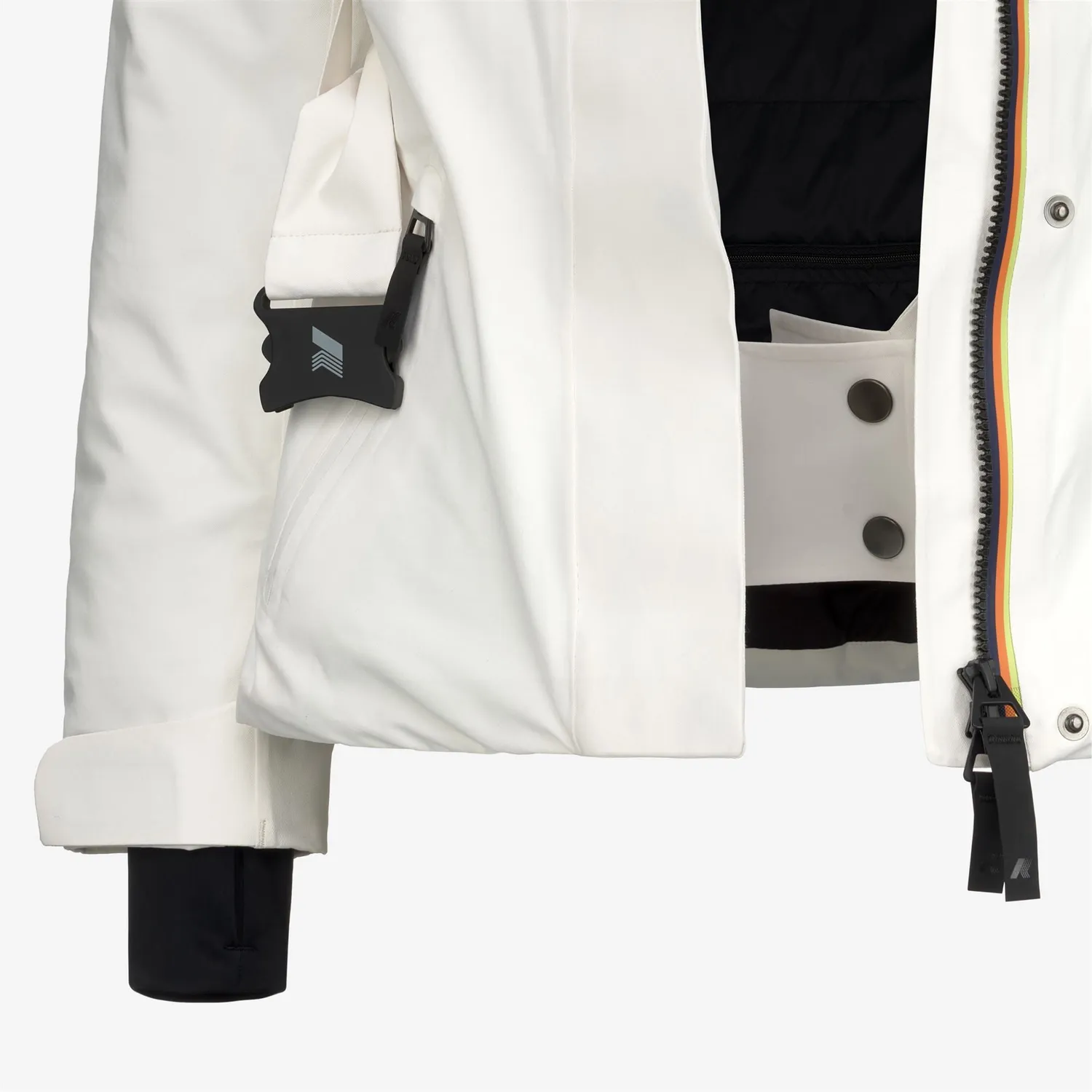 K-Way Chevril Microtwill 2L geaca dama alb ultra-calda