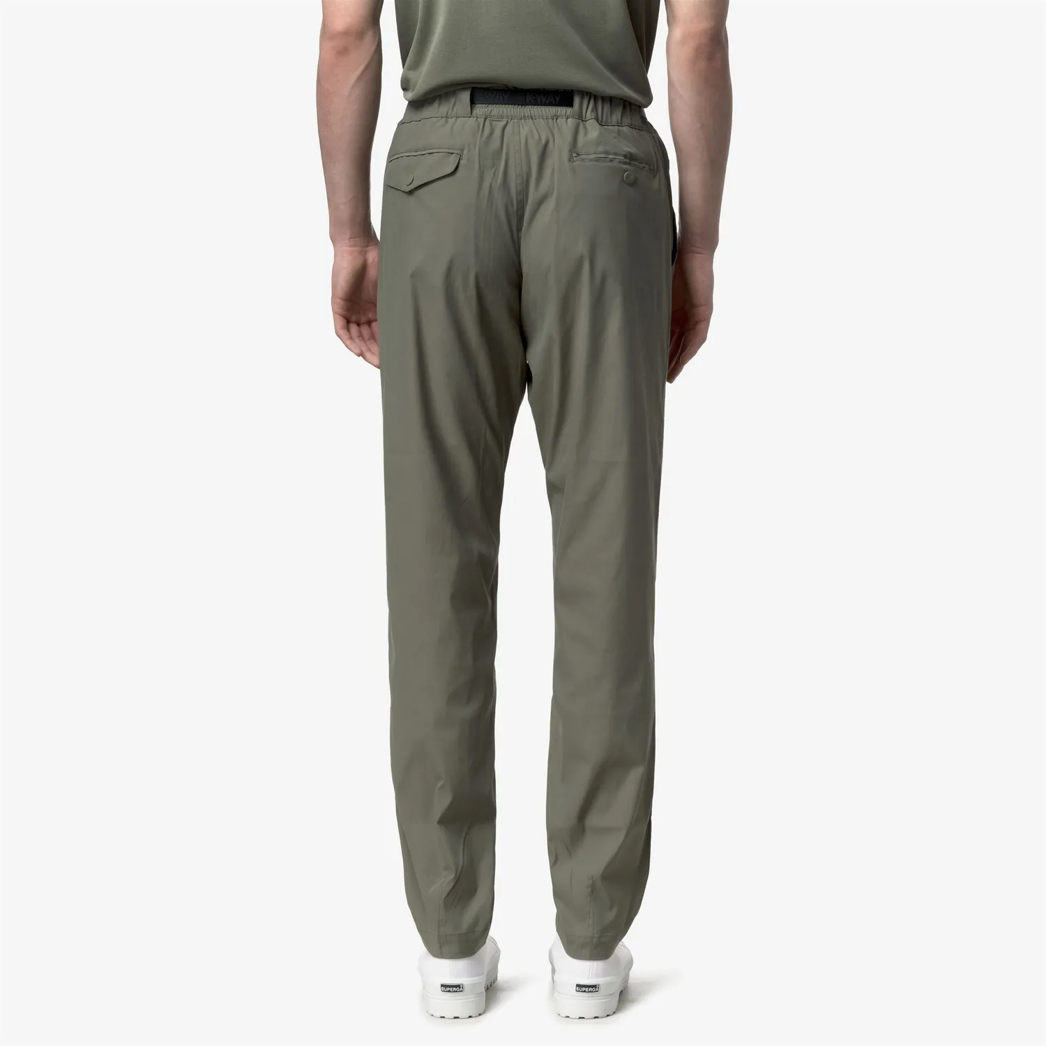K-Way Douvres pantaloni bărbați verde trekking