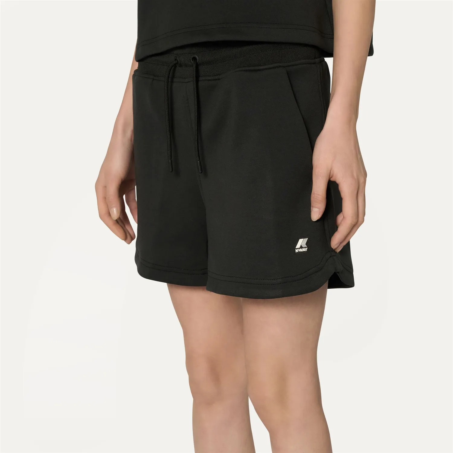 K-Way Rikette short sport dama Black Pure scuba usor