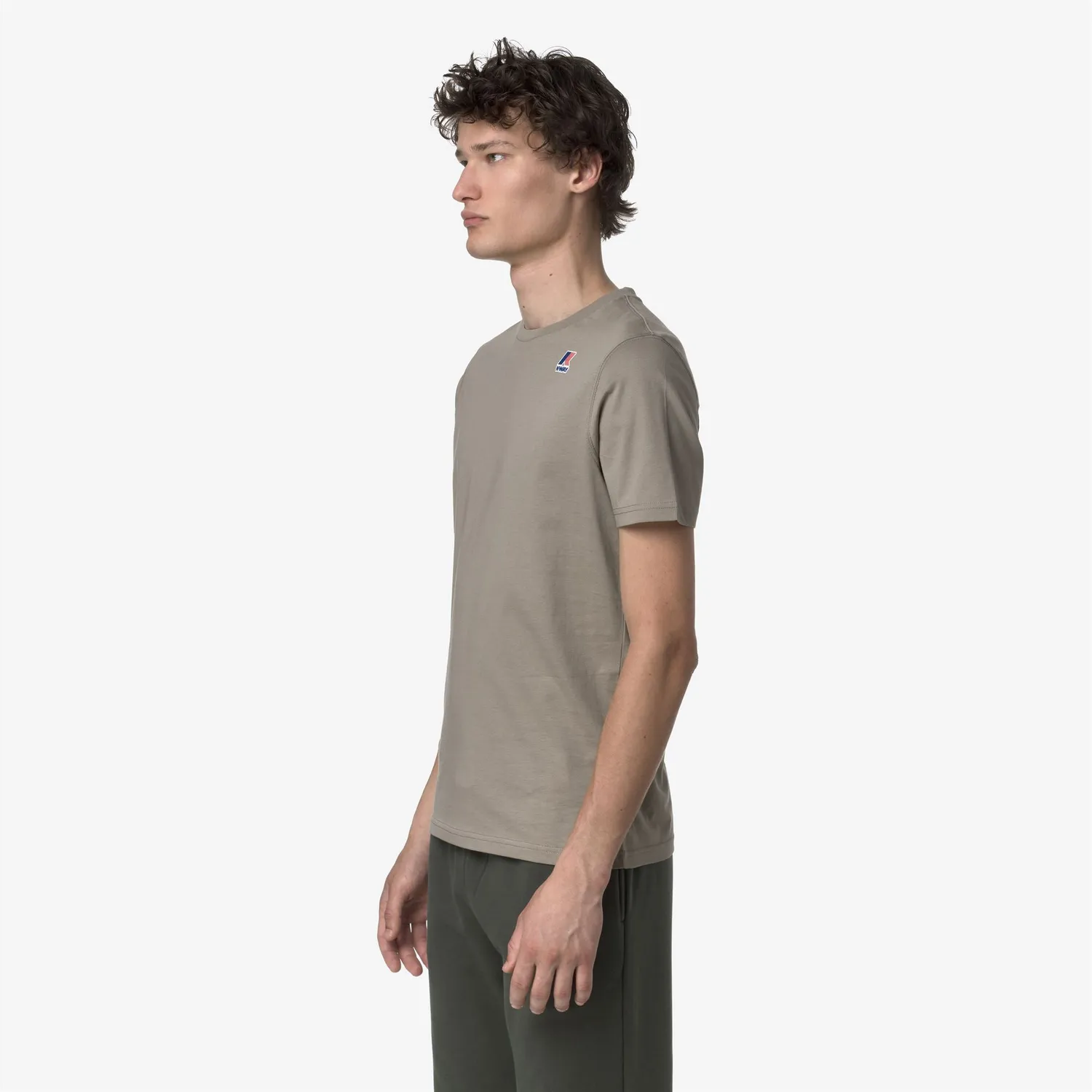 K-Way Leonide tricou bej pliabil