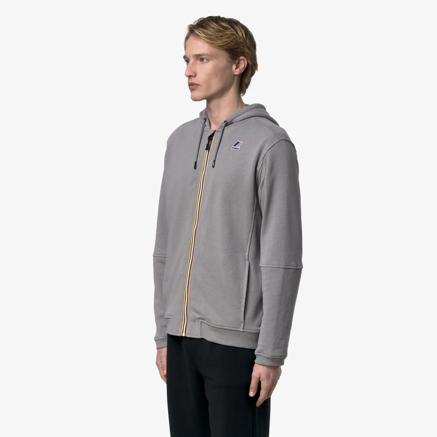 K-Way Prosper Poly Cotton hanorac unisex gri calduros