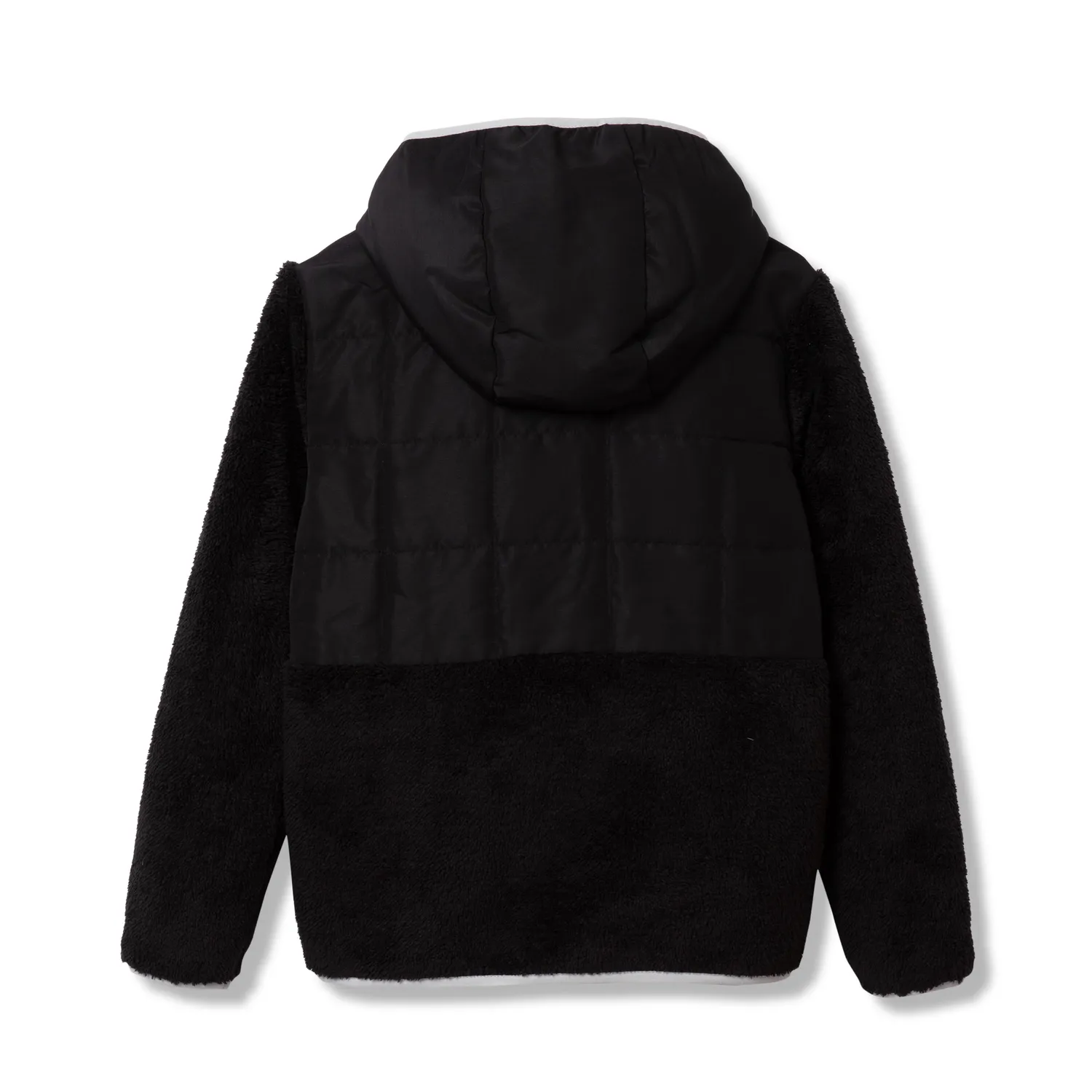 Eddie Bauer Mixed Media geaca fleece copii neagra calduroasa
