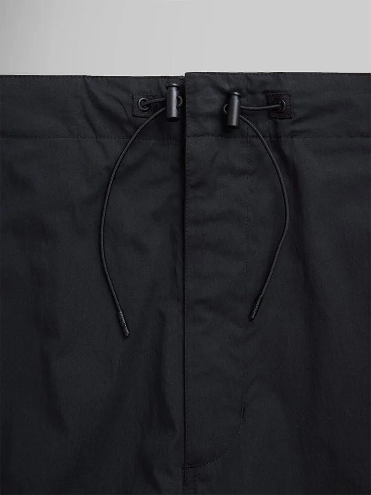 Alpha Industries Lightweight Parachute pantalon negru ripstop