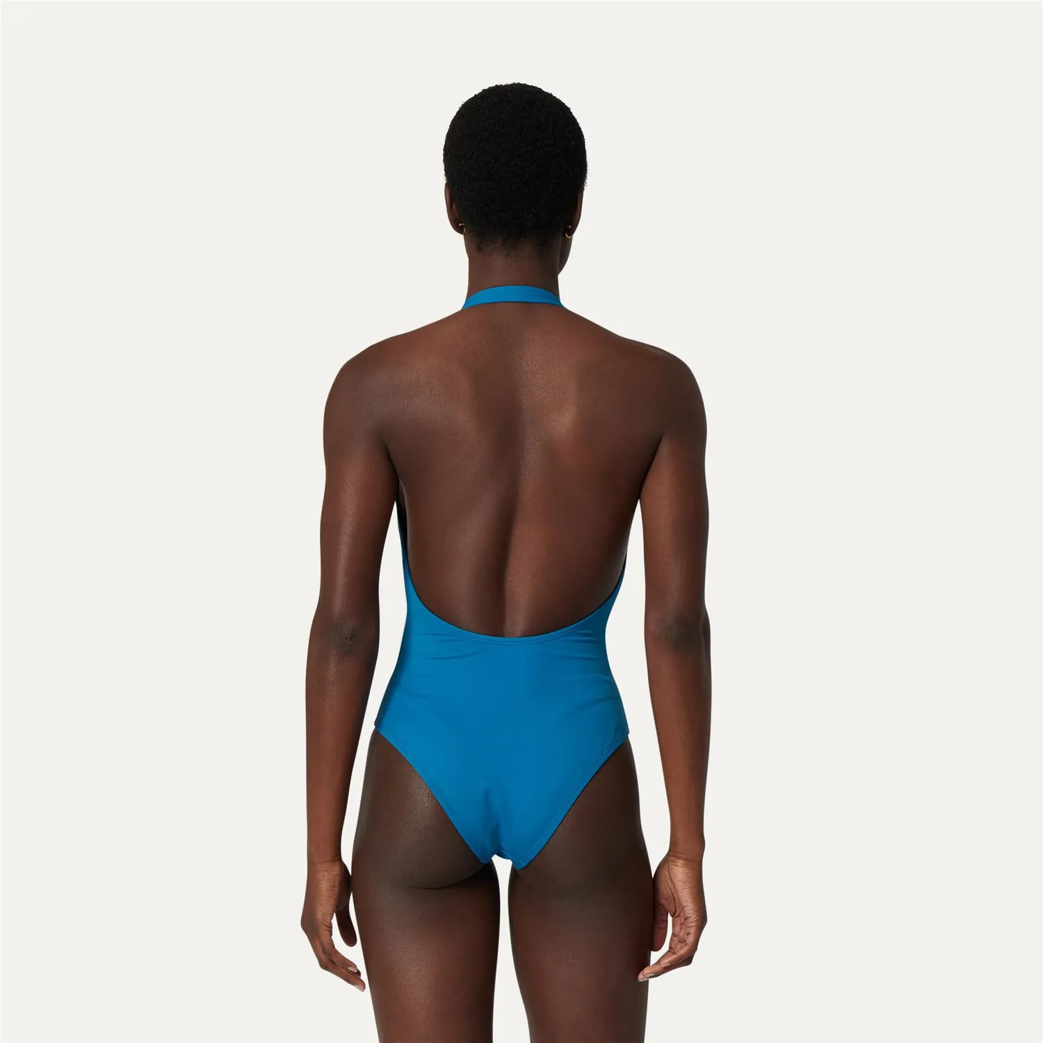 K-Way Sylvie Beach costum baie dama albastru intreg