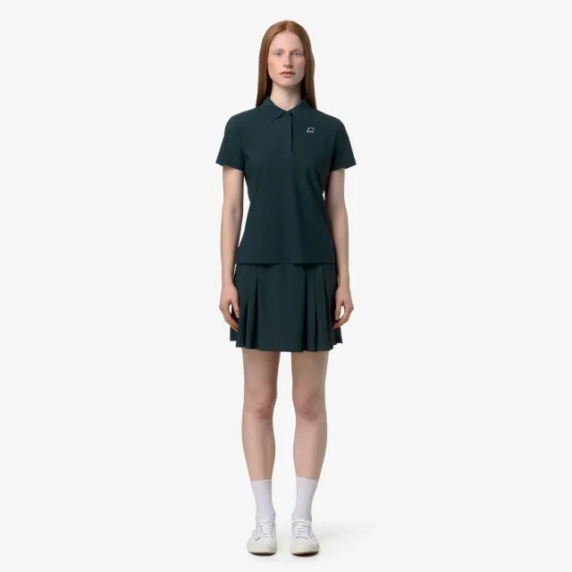 K-Way Birdie Golf tricou polo dama verde stretch