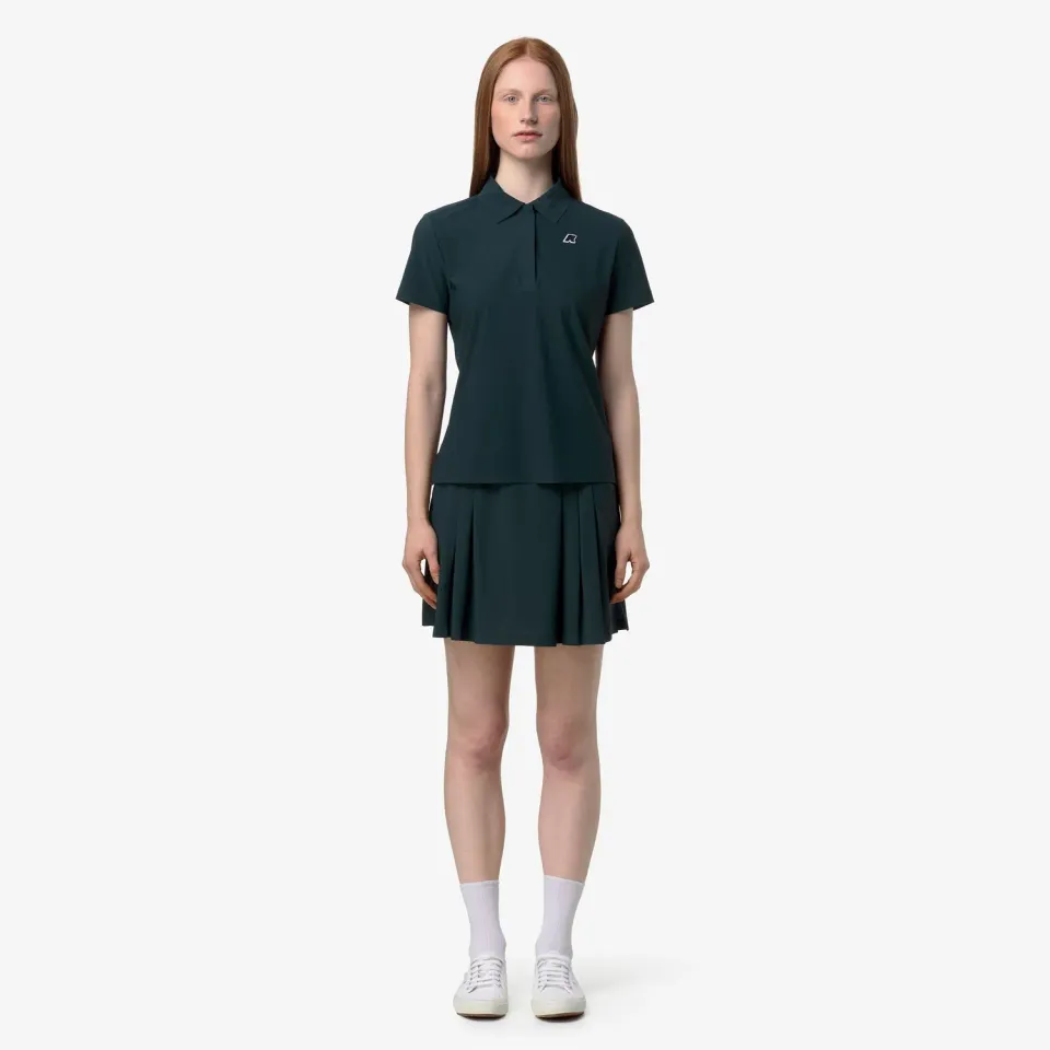 K-Way Birdie Golf tricou polo dama verde stretch