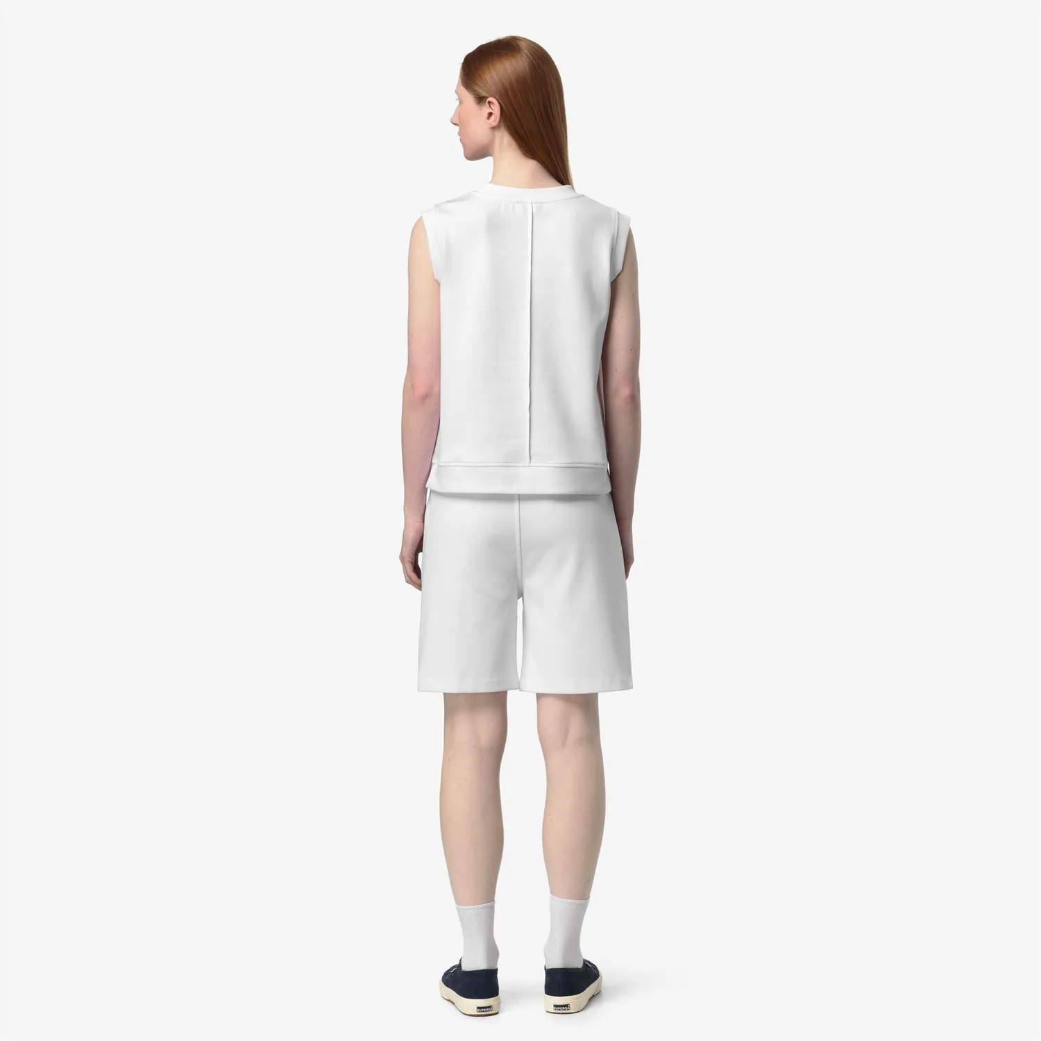 K-Way Lonjelle tricou dama alb interlock elastic