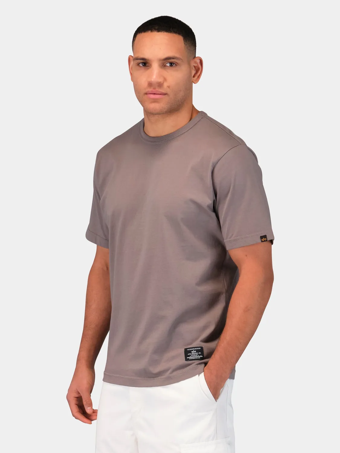 Alpha Industries Essential Gen II tricou gri Mid Gray