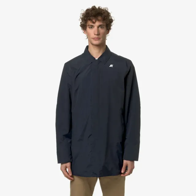 K-Way Benny Ottoman geaca 3/4 barbati albastru impermeabila