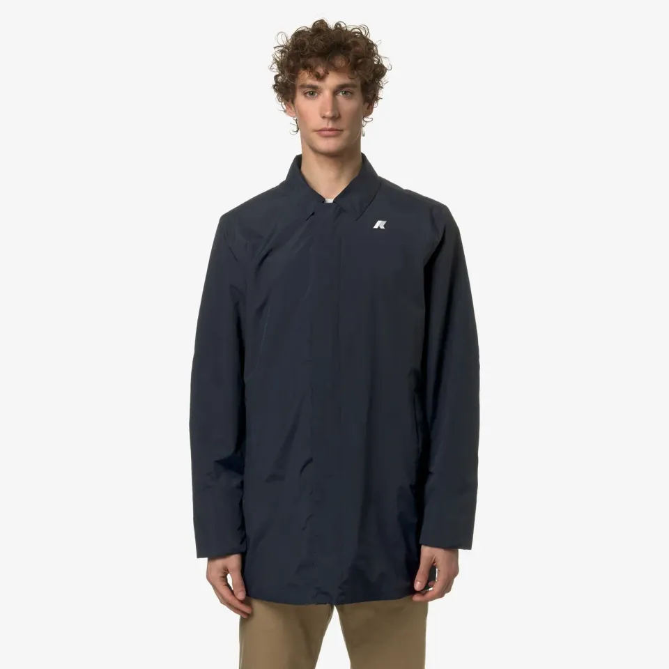 K-Way Benny Ottoman geaca 3/4 barbati albastru impermeabila