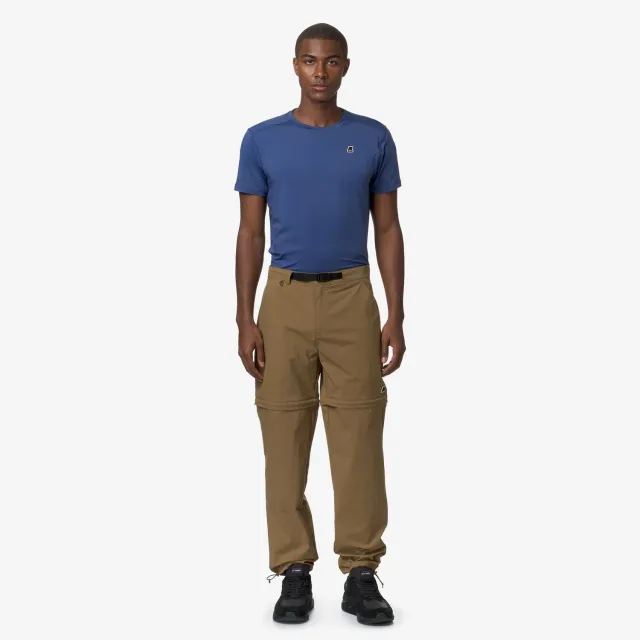 K-Way Sepaux pantaloni cargo bărbați Brown Corda ripstop