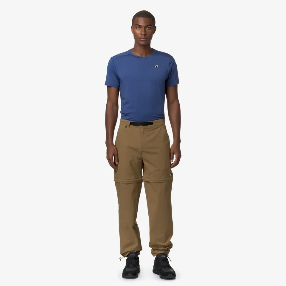 K-Way Sepaux pantaloni cargo bărbați Brown Corda ripstop