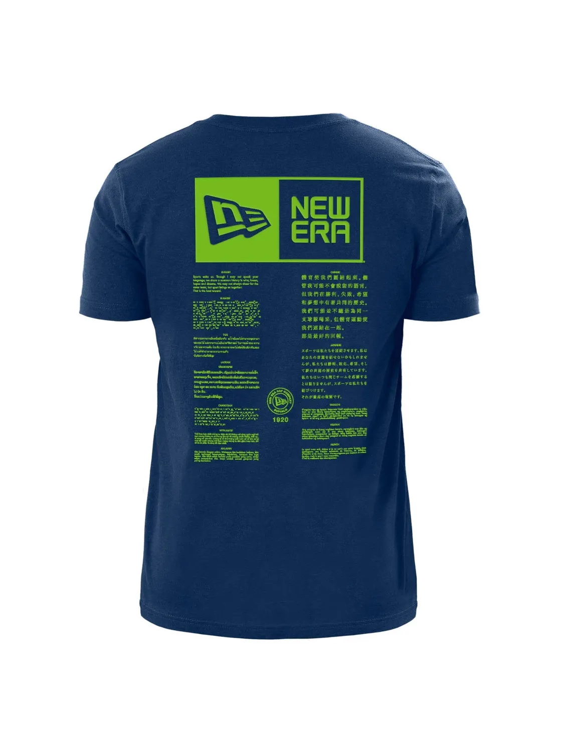 Alpha Industries Seahawks tricou albastru bumbac