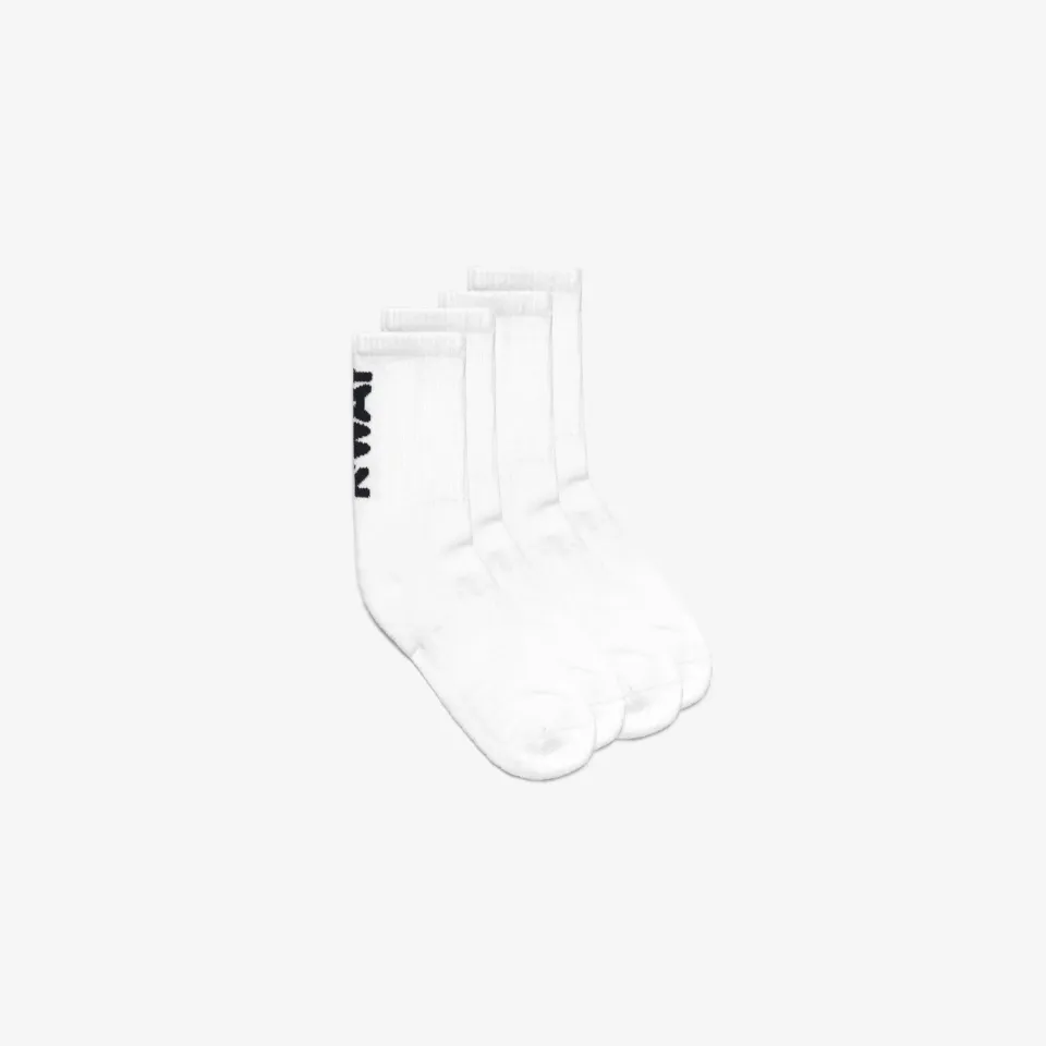 K-Way Anselmo Lettering Bipack sosete barbati alb-albastru