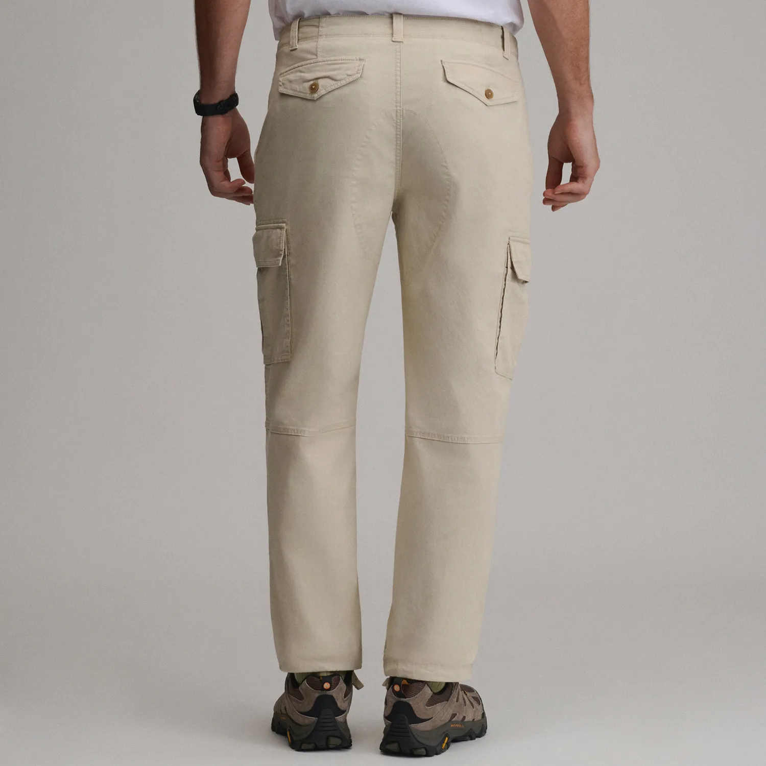 Eddie Bauer Utility Cargo pantaloni barbati bej bumbac