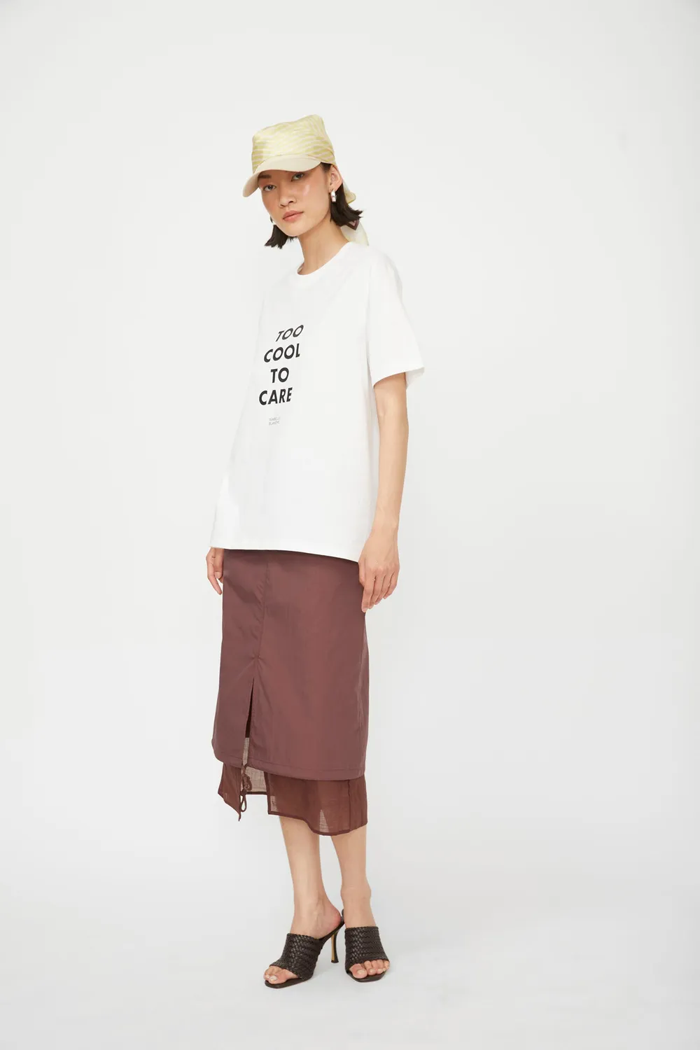 Isabelle Blanche tricou bumbac cement imprimeu M