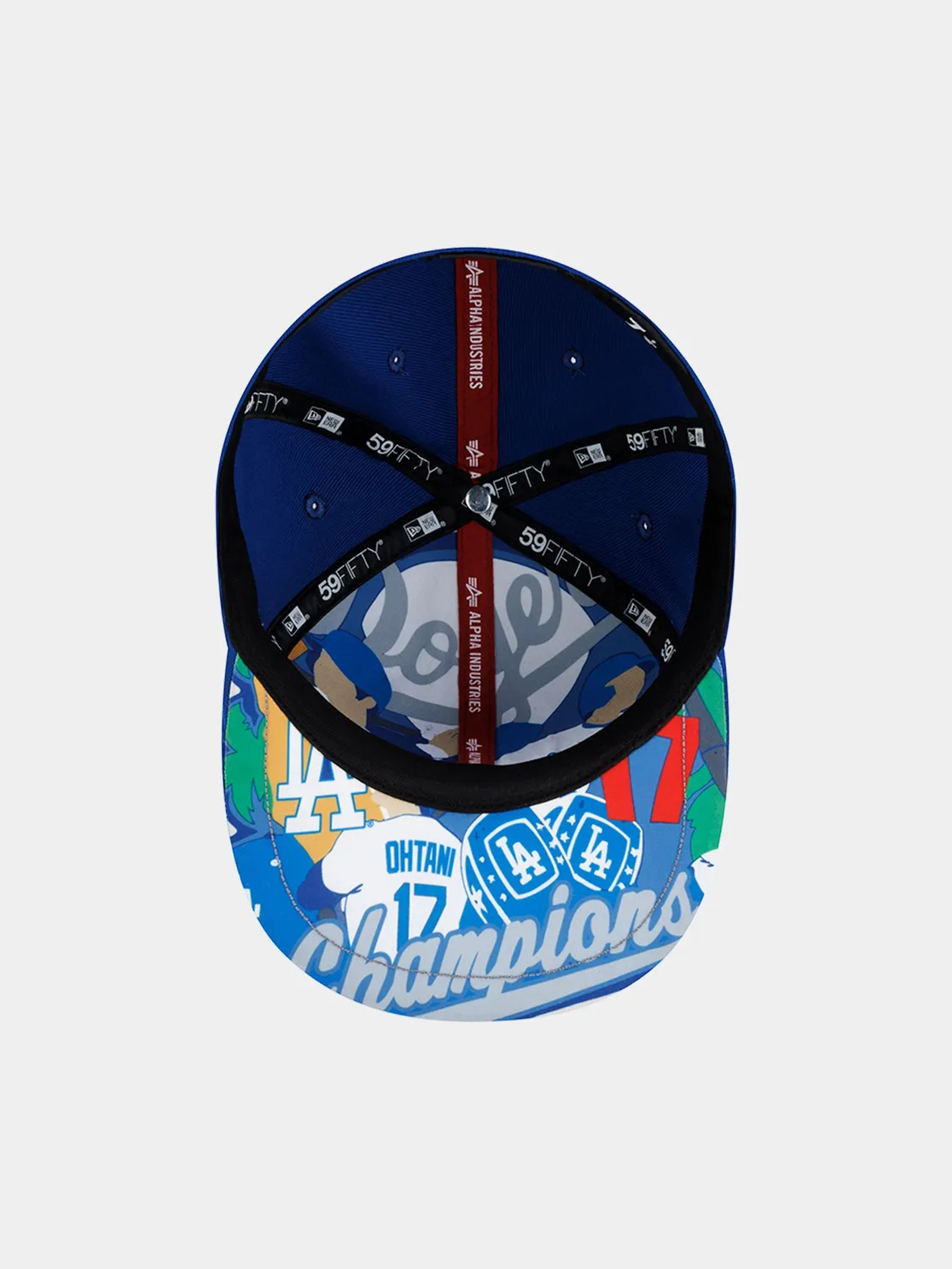 Alpha Industries 59FIFTY sapca Light Royal poliester