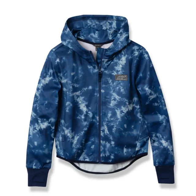 Eddie Bauer Trail Active Print hanorac fete bleumarin cu fermoar