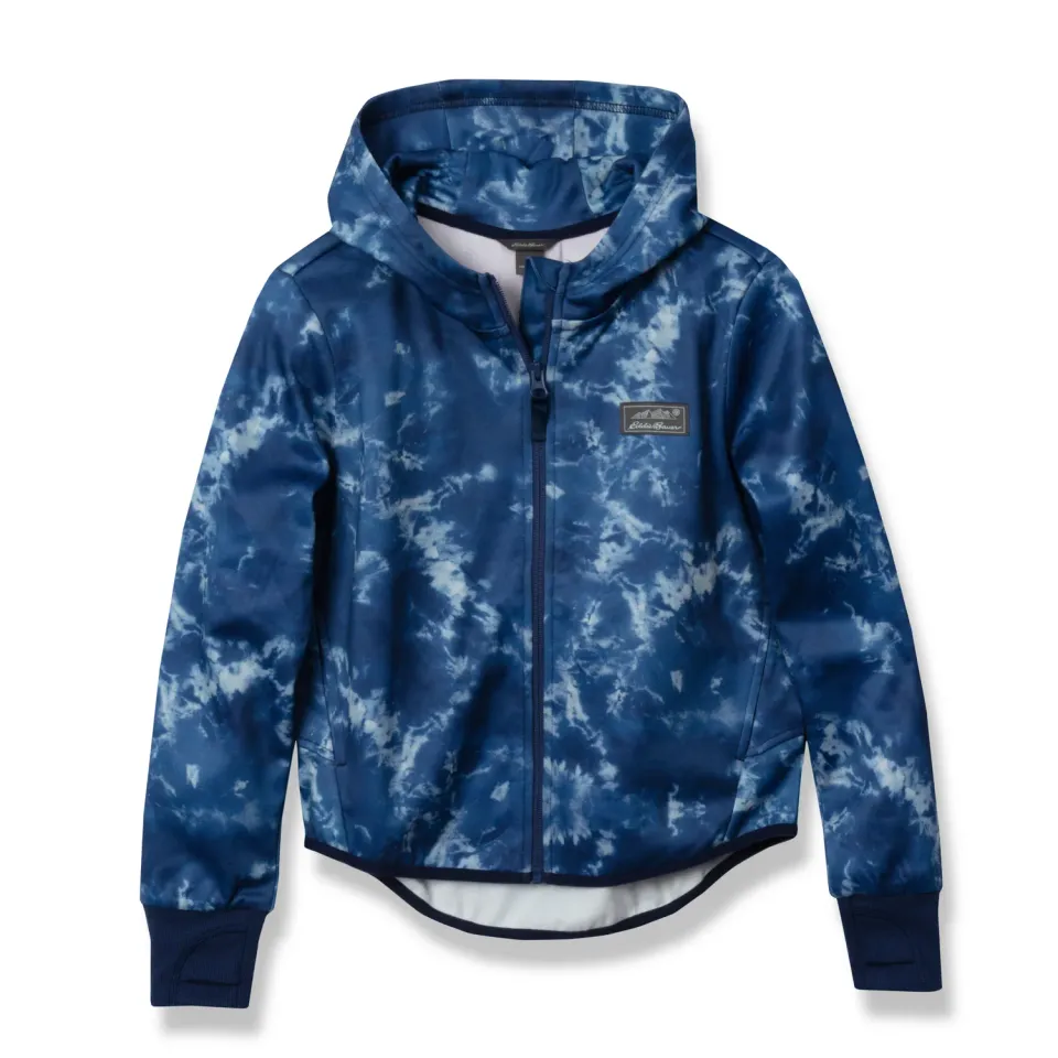 Eddie Bauer Trail Active Print hanorac fete bleumarin cu fermoar