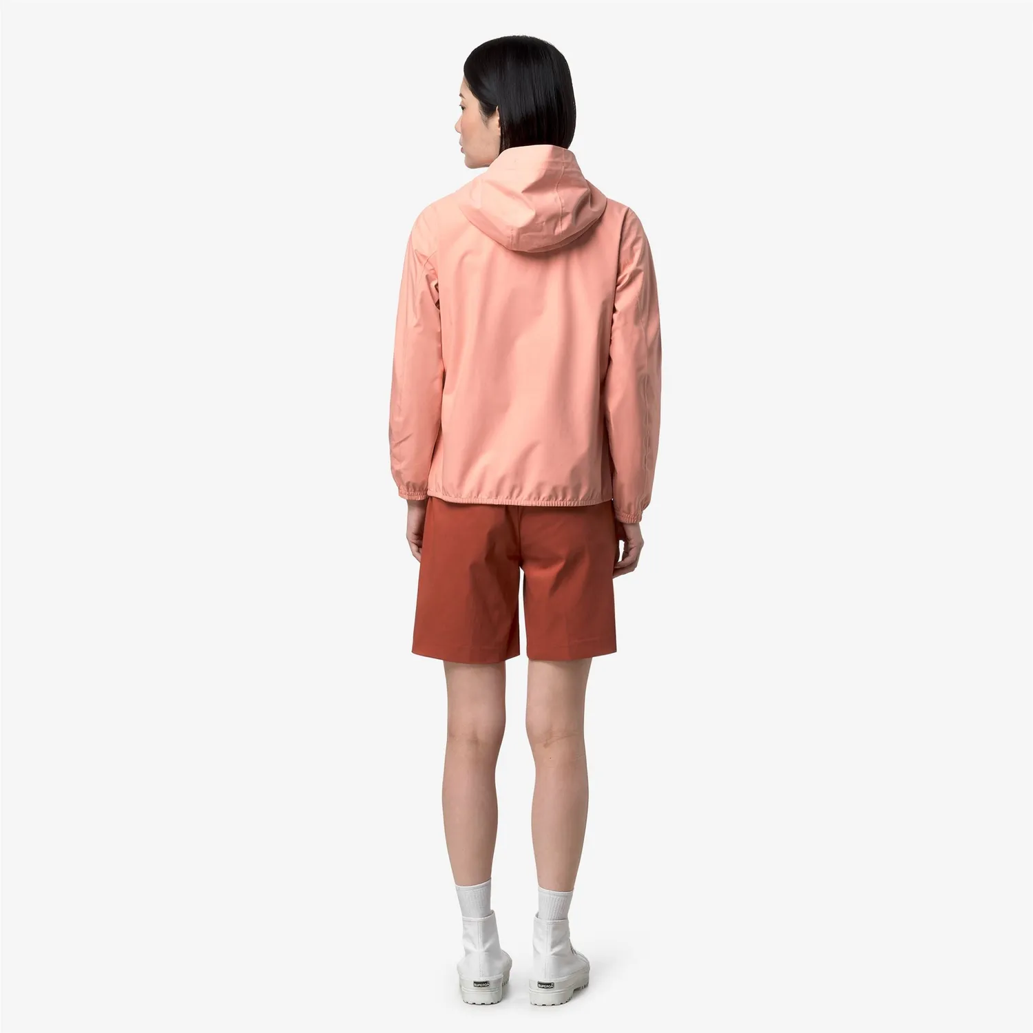 K-Way Lil 2.0 Stretch Dot geaca scurta roz impermeabila