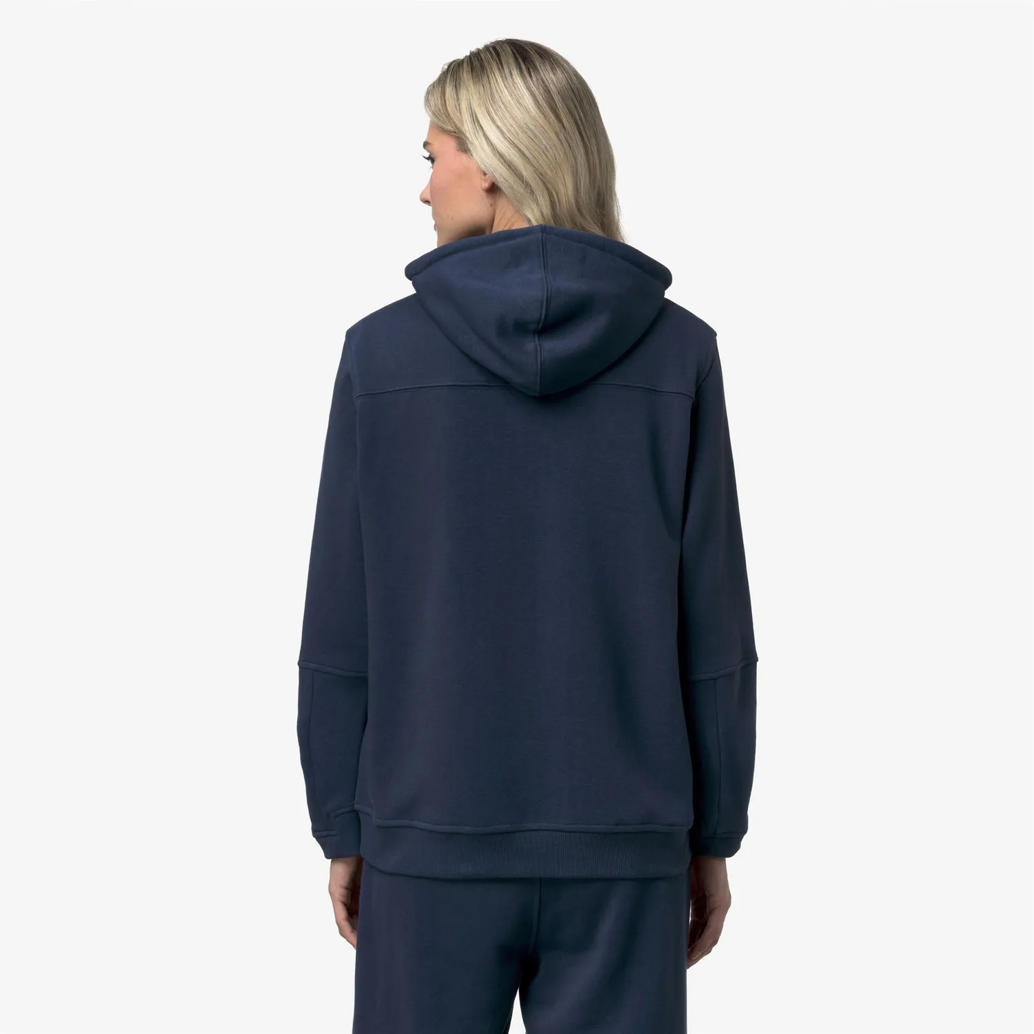 K-Way Prosper Poly Cotton hanorac unisex Blue Insignia gros