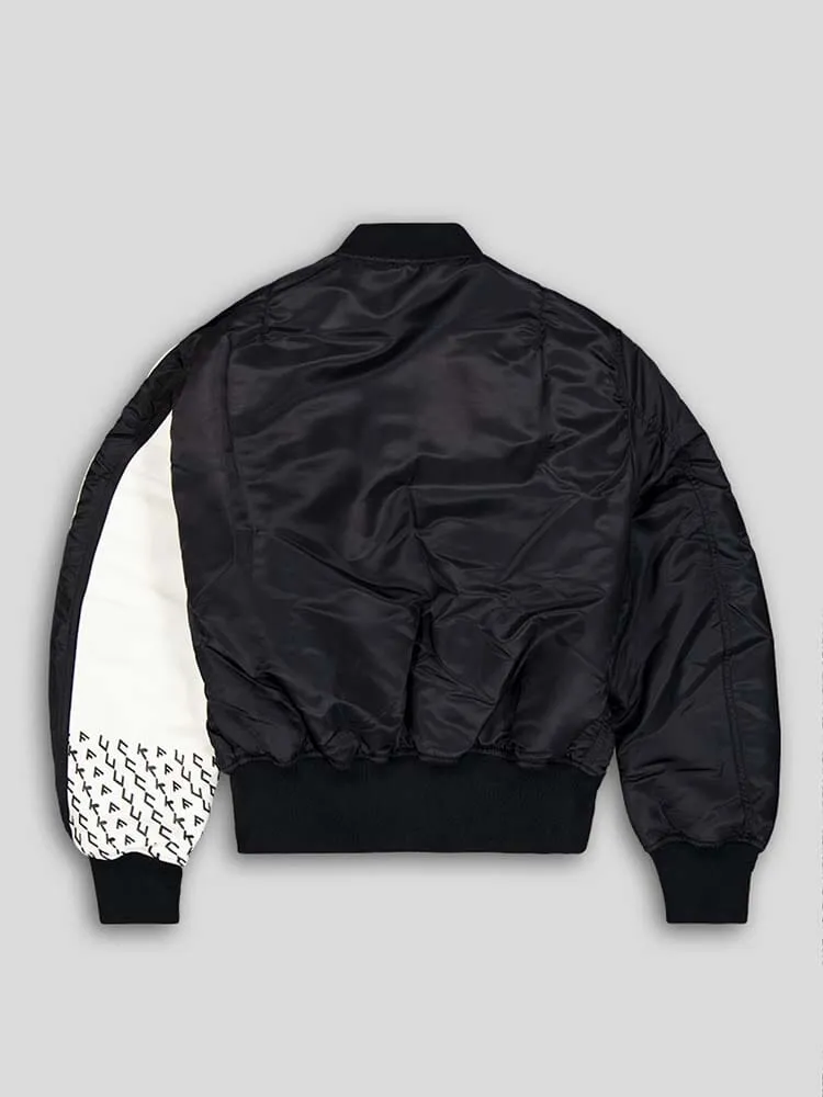 Alpha Industries MA-1 Shepherd geaca bomber negru reversibila