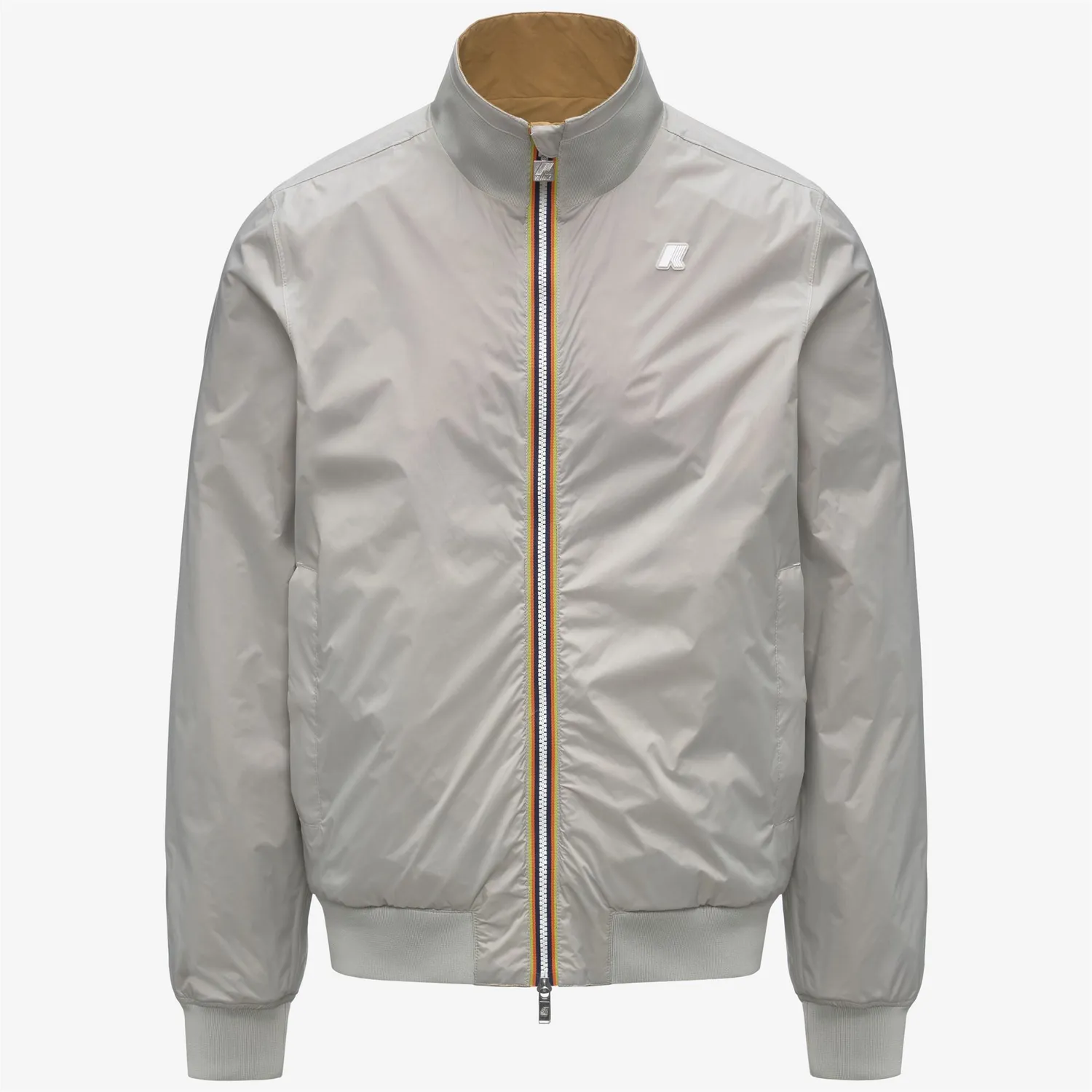 K-Way Arsene Cotton Double geacă bărbați maro reversibilă