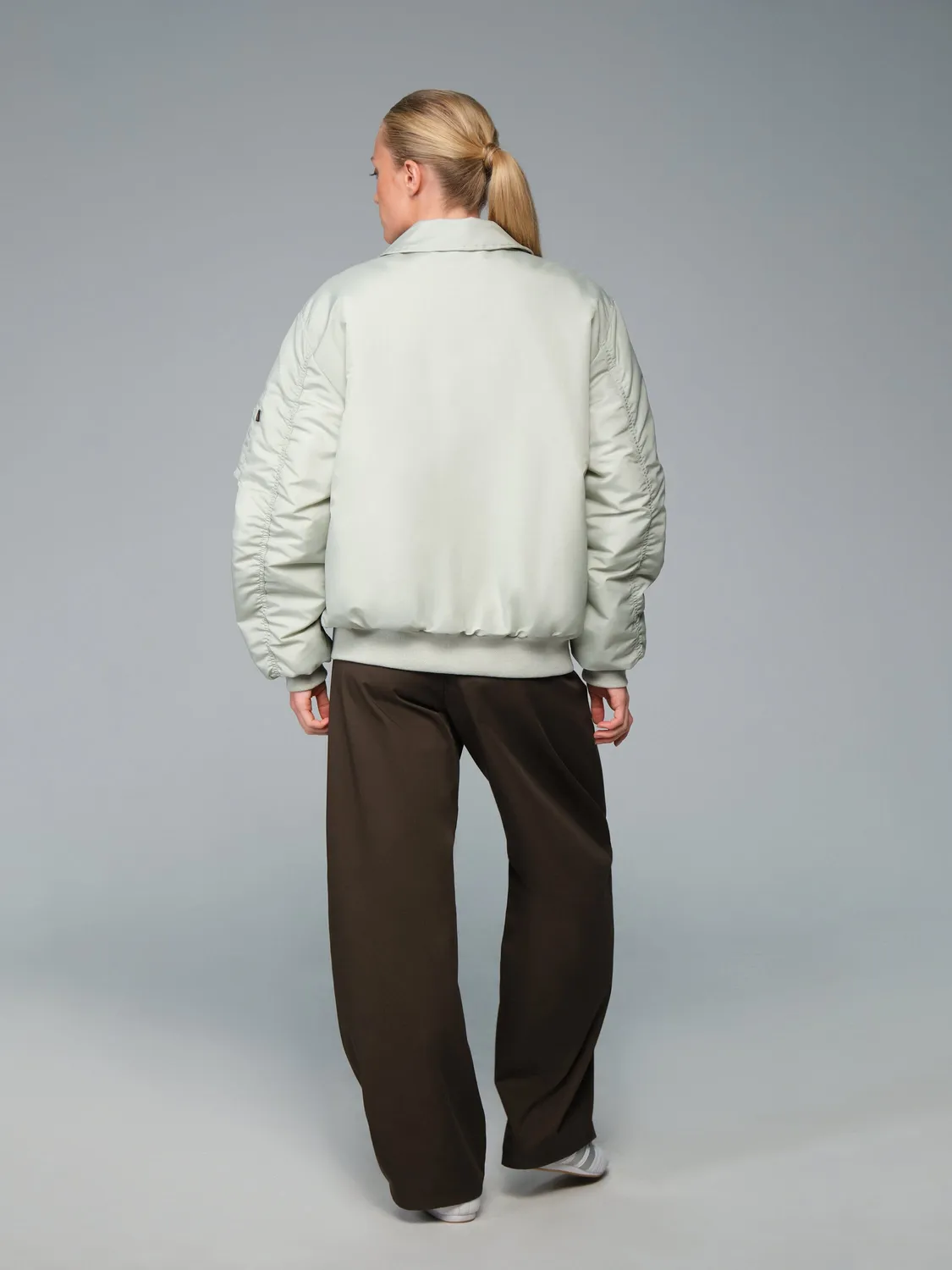 Alpha Industries CWU 45/P Oxford geaca bomber Light Mineral rezistenta