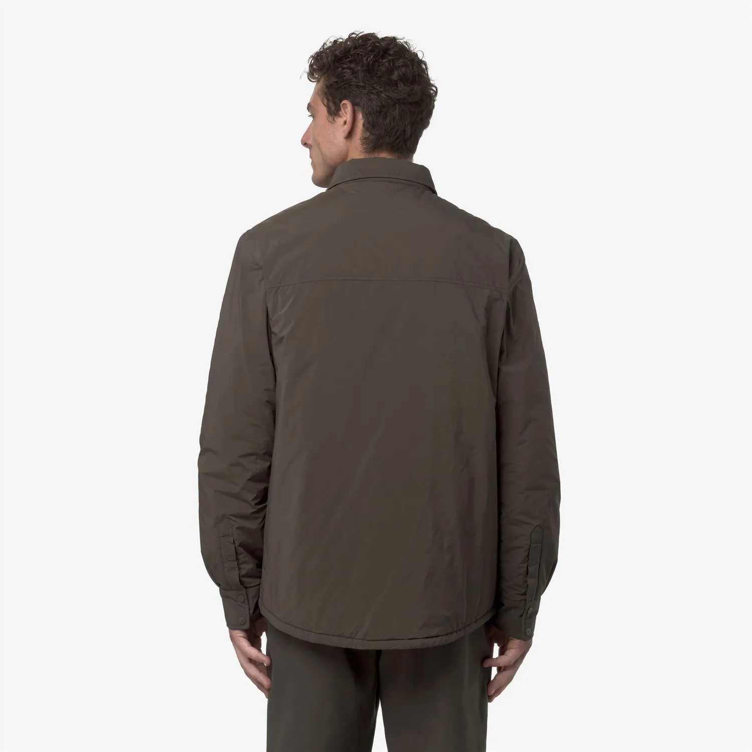 K-Way Umbert Plain Warm geacă bărbați black olive călduroasă