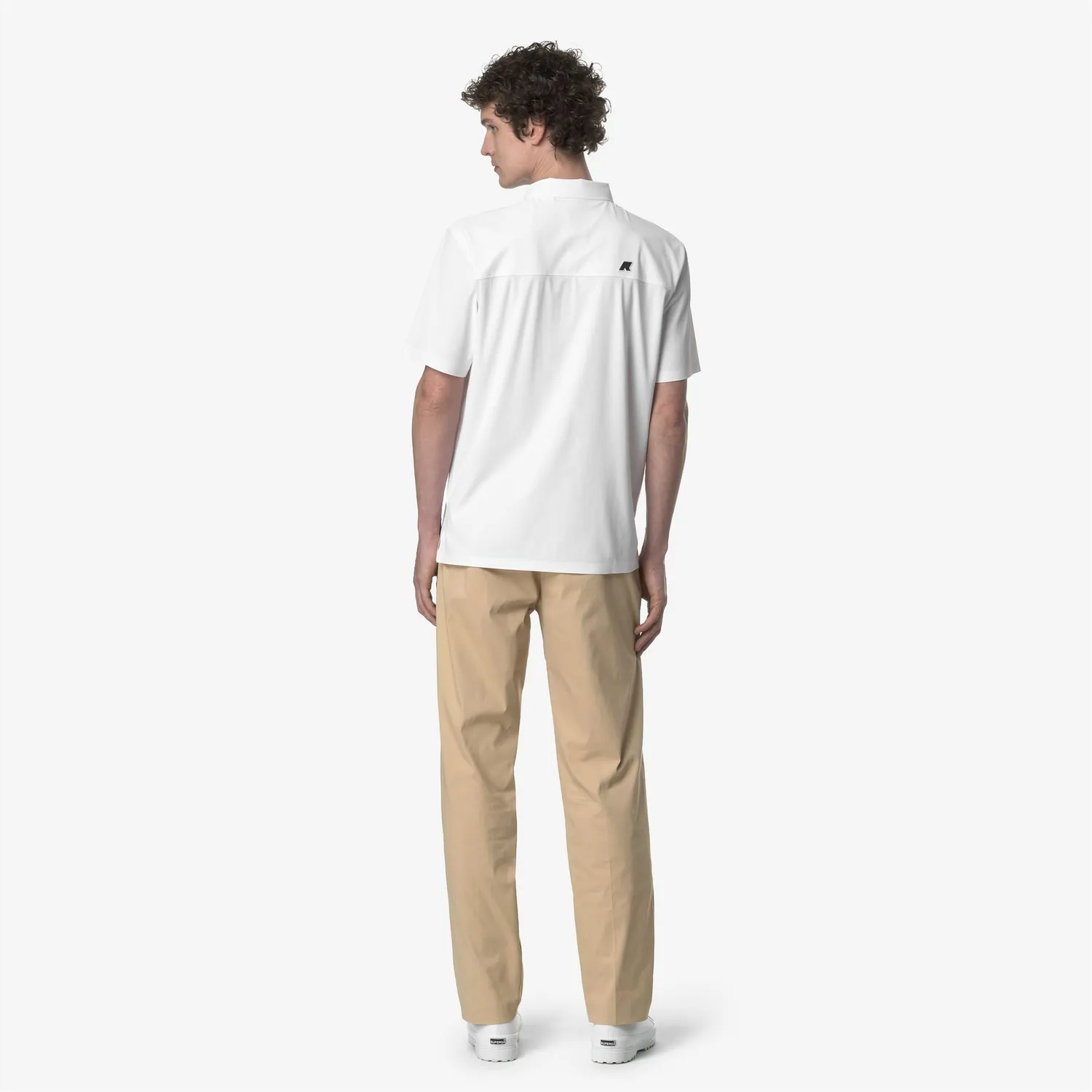 K-Way Ralph Twill Tech Golf pantaloni chino barbati bej Rope
