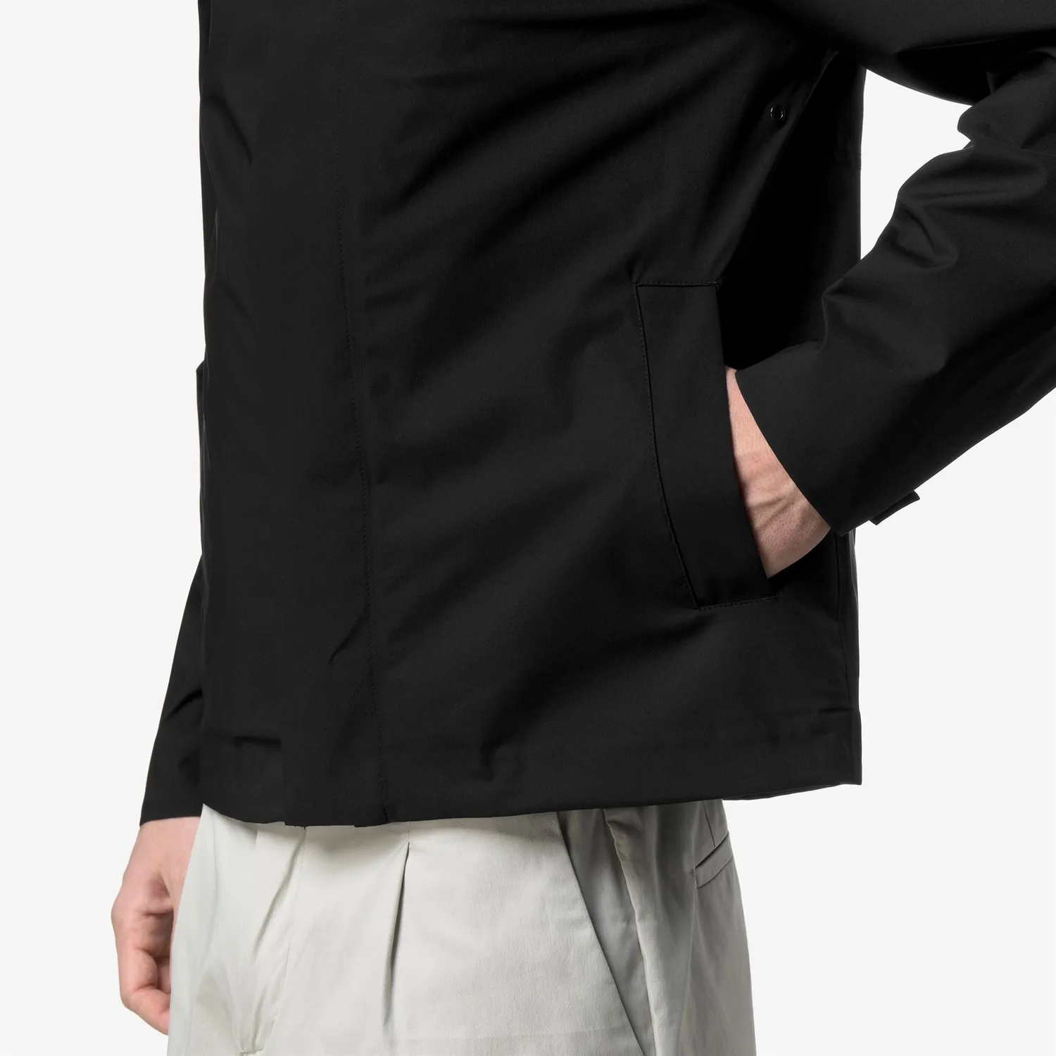 K-Way Jacko Stretch 2L geacă negru Black Pure impermeabilă