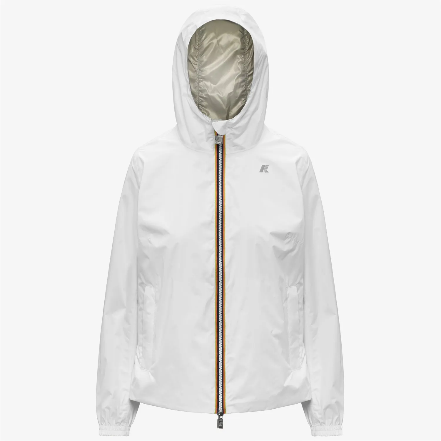 K-Way Lil 2.0 Plus.2 Double geaca dama alb reversibila