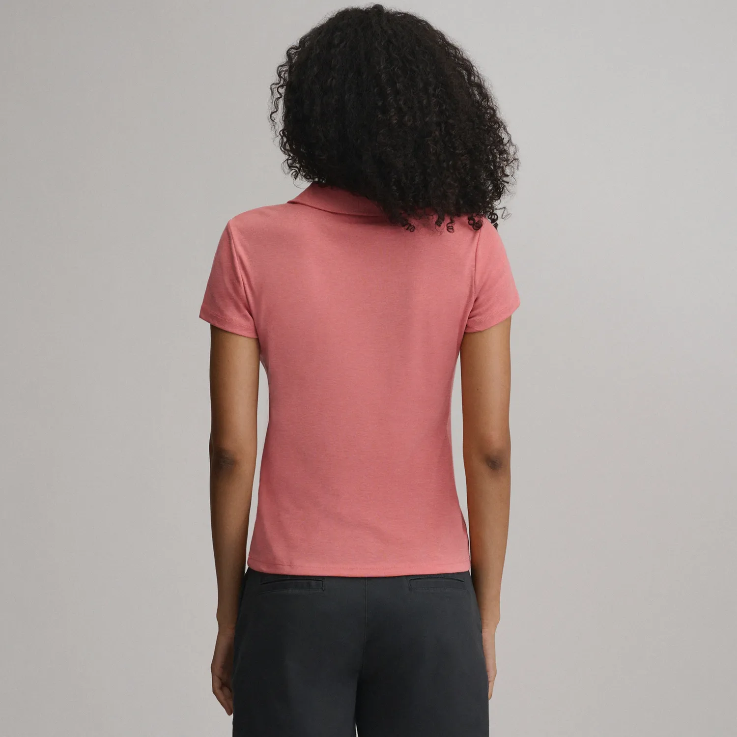 Bluza Eddie Bauer Everyday dama guler alb bumbac