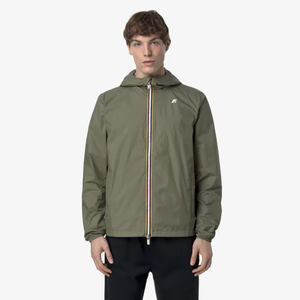 K-Way Jake Plus.2 Double geacă verde reversibilă