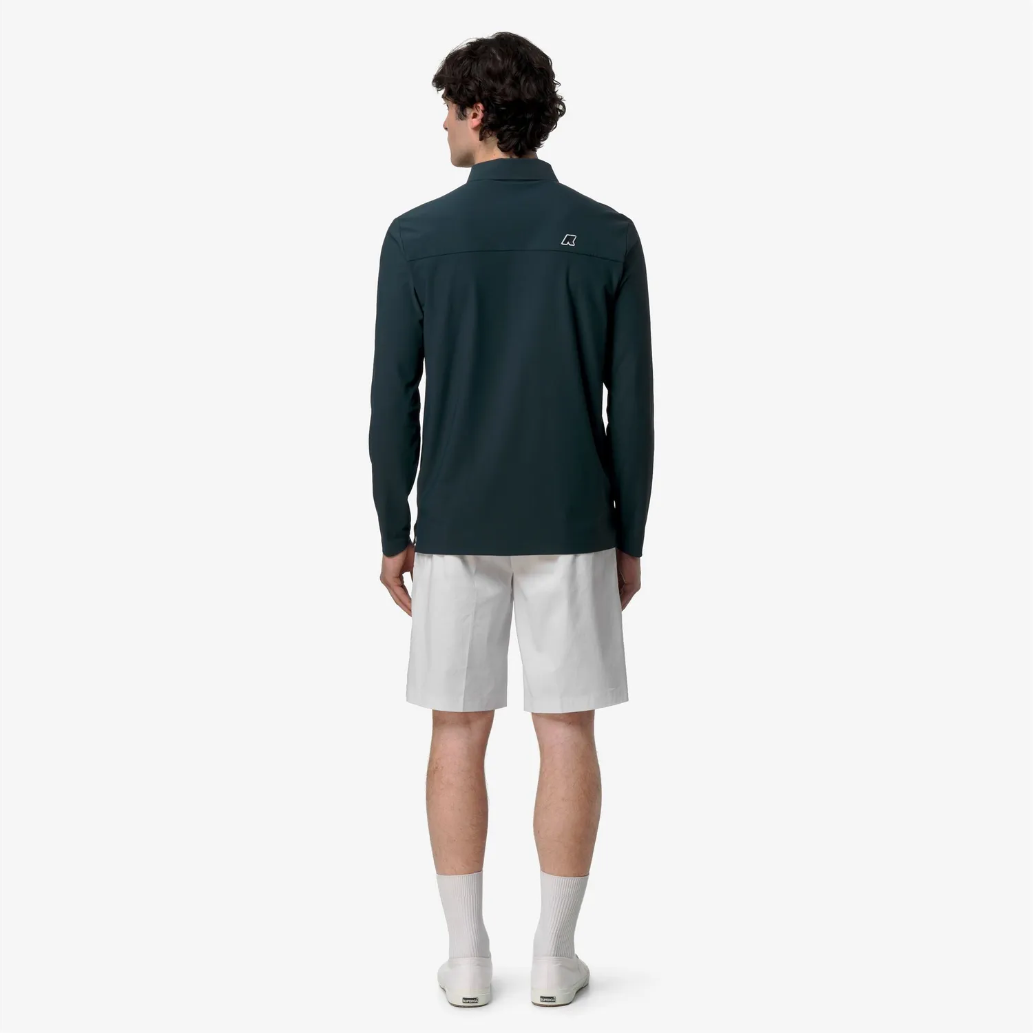 K-Way Cleek Golf polo bărbați Green Dk Jungle